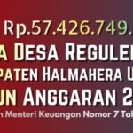 dana desa halut 2026