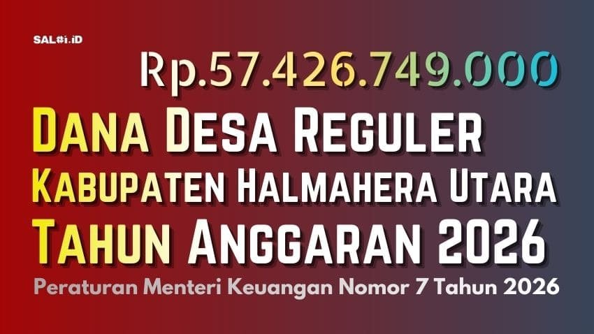 dana desa halut 2026